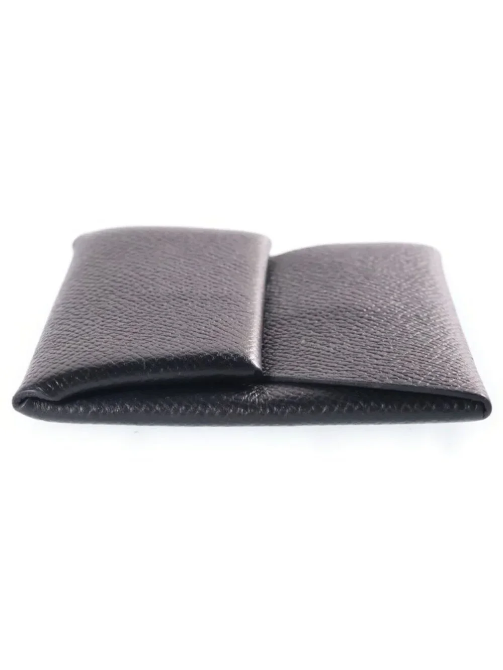 Hermes Bastia Coin Purse Leather Epsom Black MZ 002 03